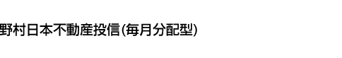 野村日本不動産投信(毎月分配型)