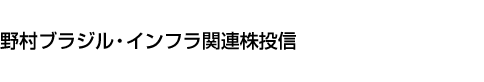 野村ブラジル・インフラ関連株投信