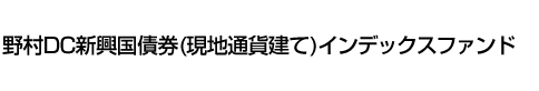 野村DC新興国債券(現地通貨建て)インデックスファンド