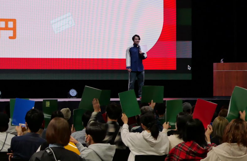 みんなでクイズの様子