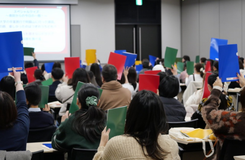 みんなでクイズの様子